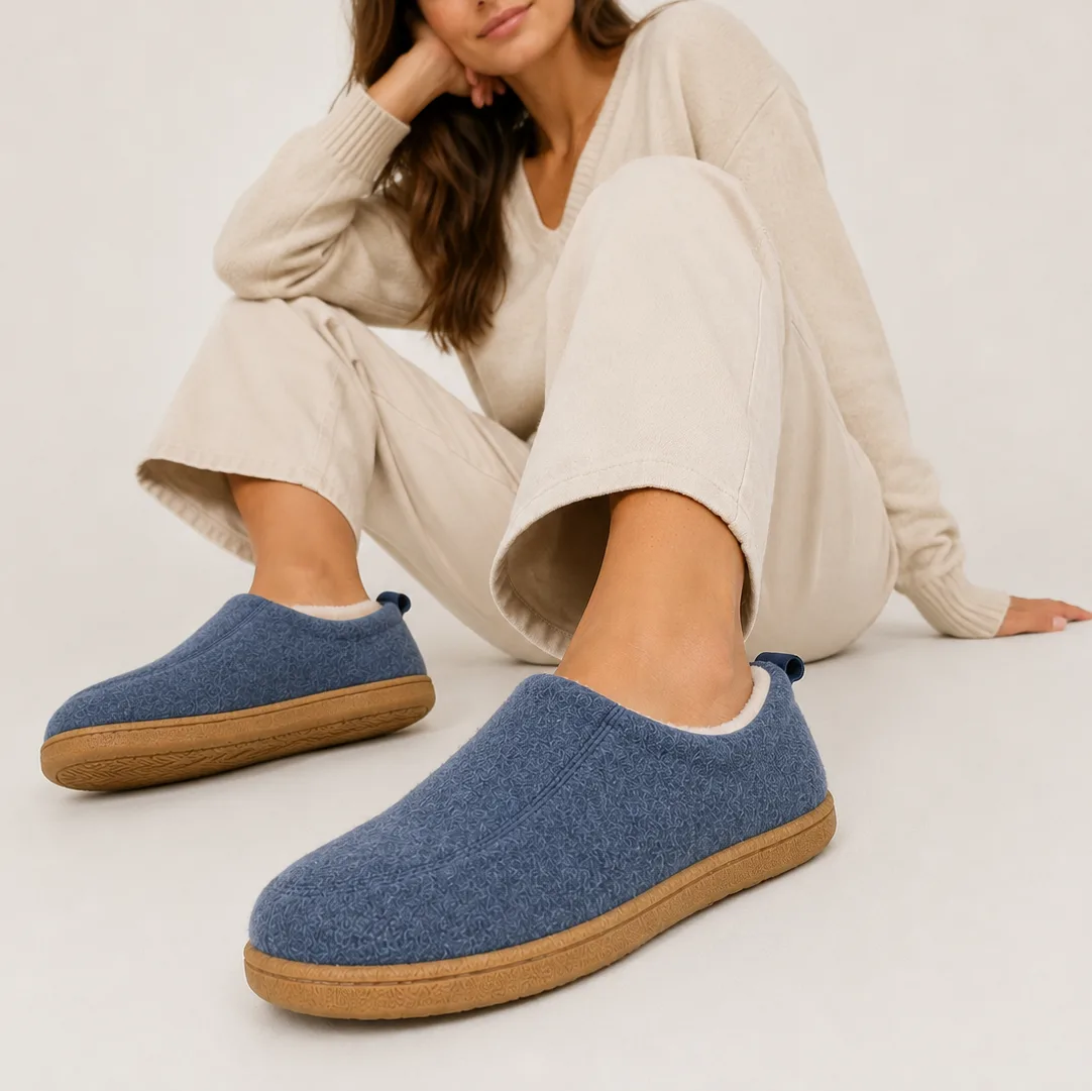 Danielle | Orthopedic Fleece-Lined Felt Slippers for Women