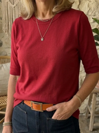 Women's Cotton Half-Sleeve Crew Neck T-Shirt image 10