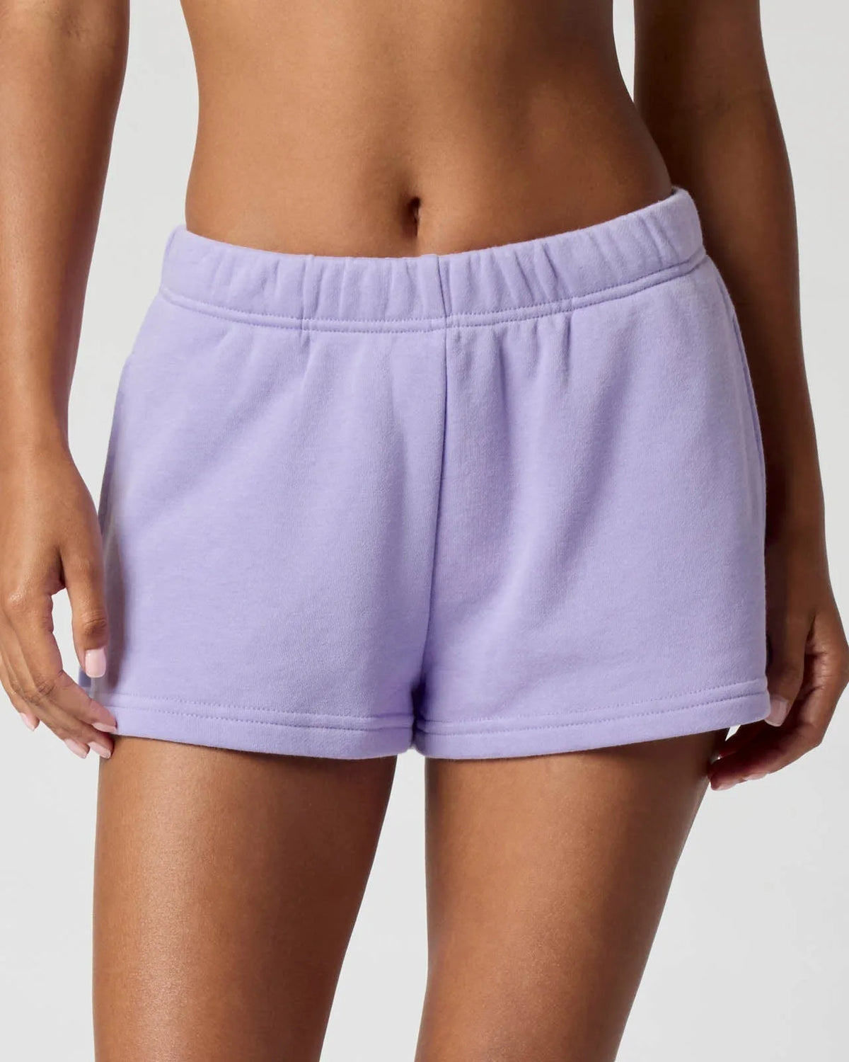 Soft Fleece Sweat Shorts for Women with Pockets image 13