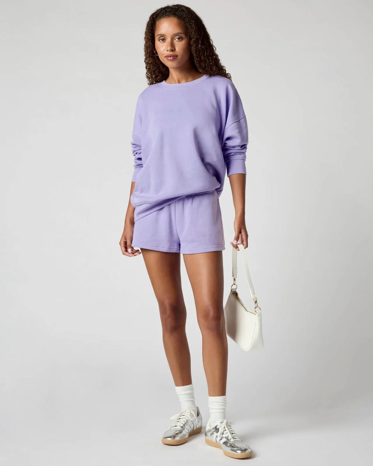 Soft Fleece Sweat Shorts for Women with Pockets image 18