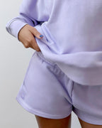 Soft Fleece Sweat Shorts for Women with Pockets image 19
