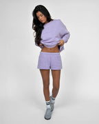 Soft Fleece Sweat Shorts for Women with Pockets image 20