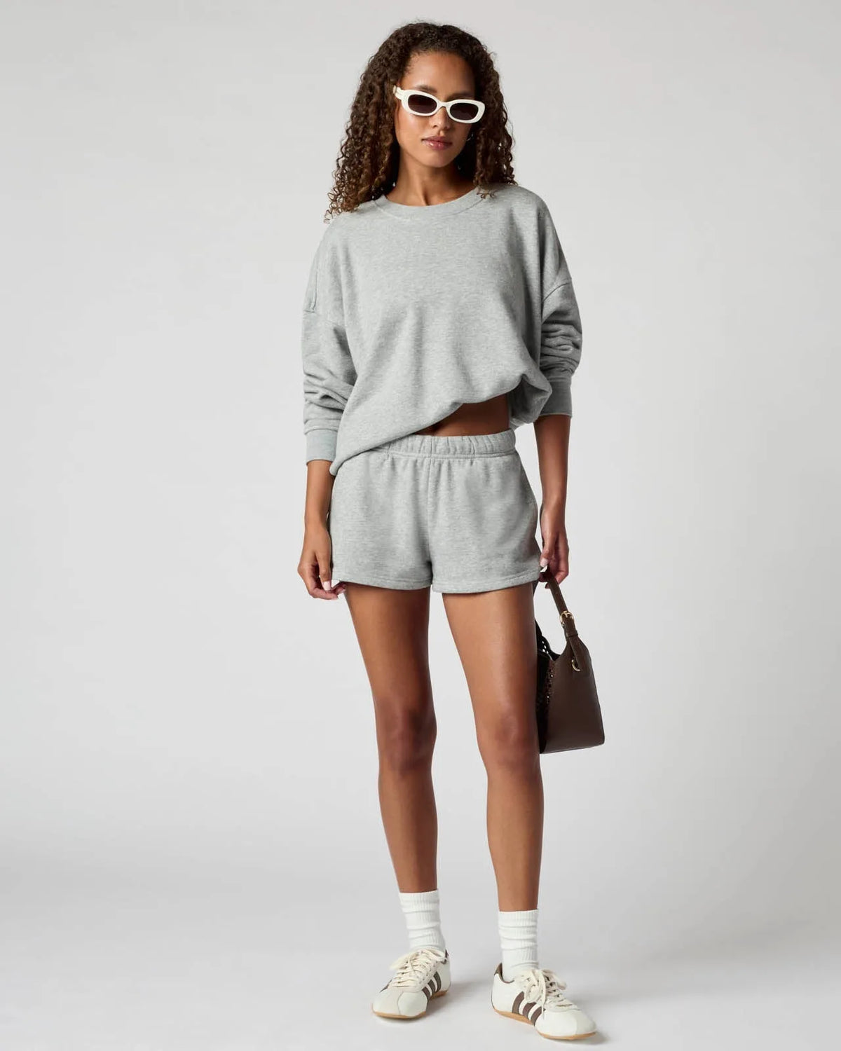 Soft Fleece Sweat Shorts for Women with Pockets image 24