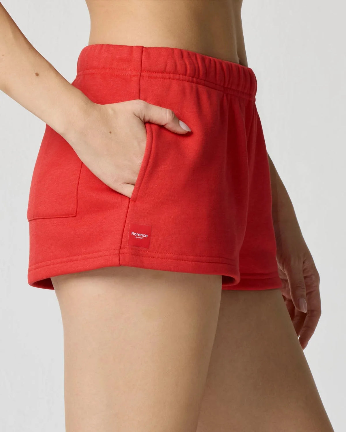Soft Fleece Sweat Shorts for Women with Pockets image 36