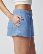 Soft Fleece Sweat Shorts for Women with Pockets image 49