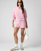 Soft Fleece Sweat Shorts for Women with Pockets image 64