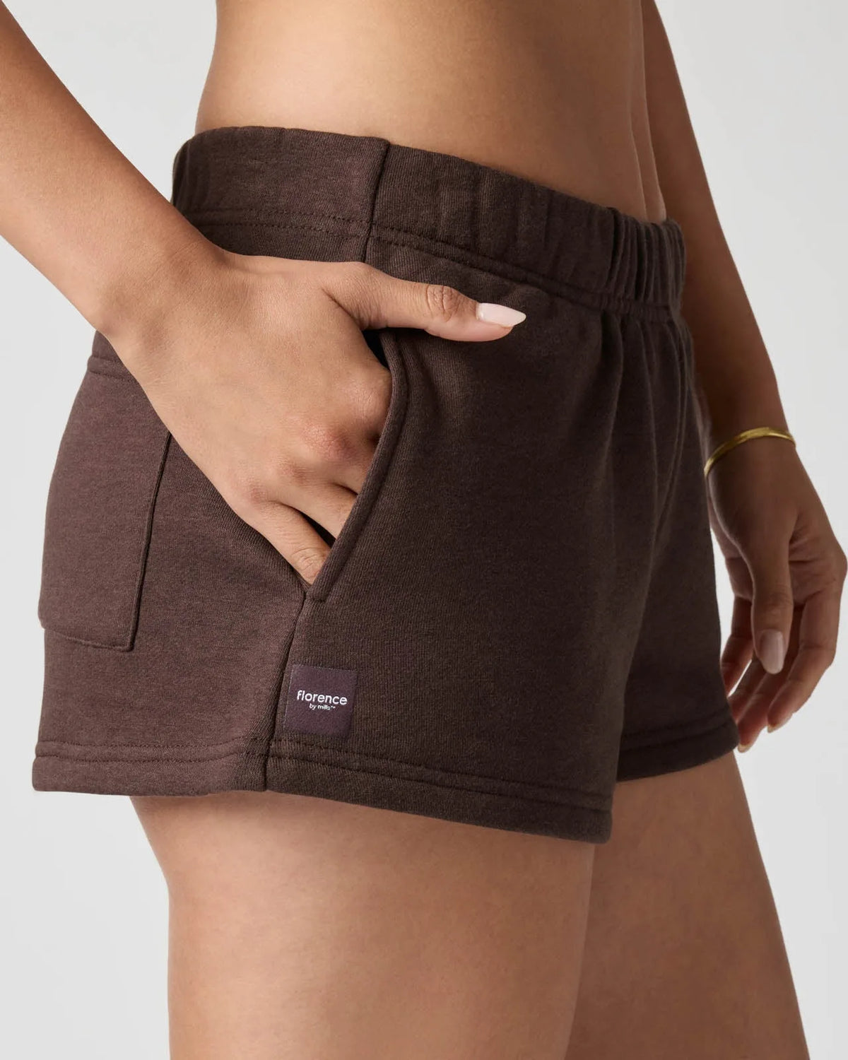 Soft Fleece Sweat Shorts for Women with Pockets image 70