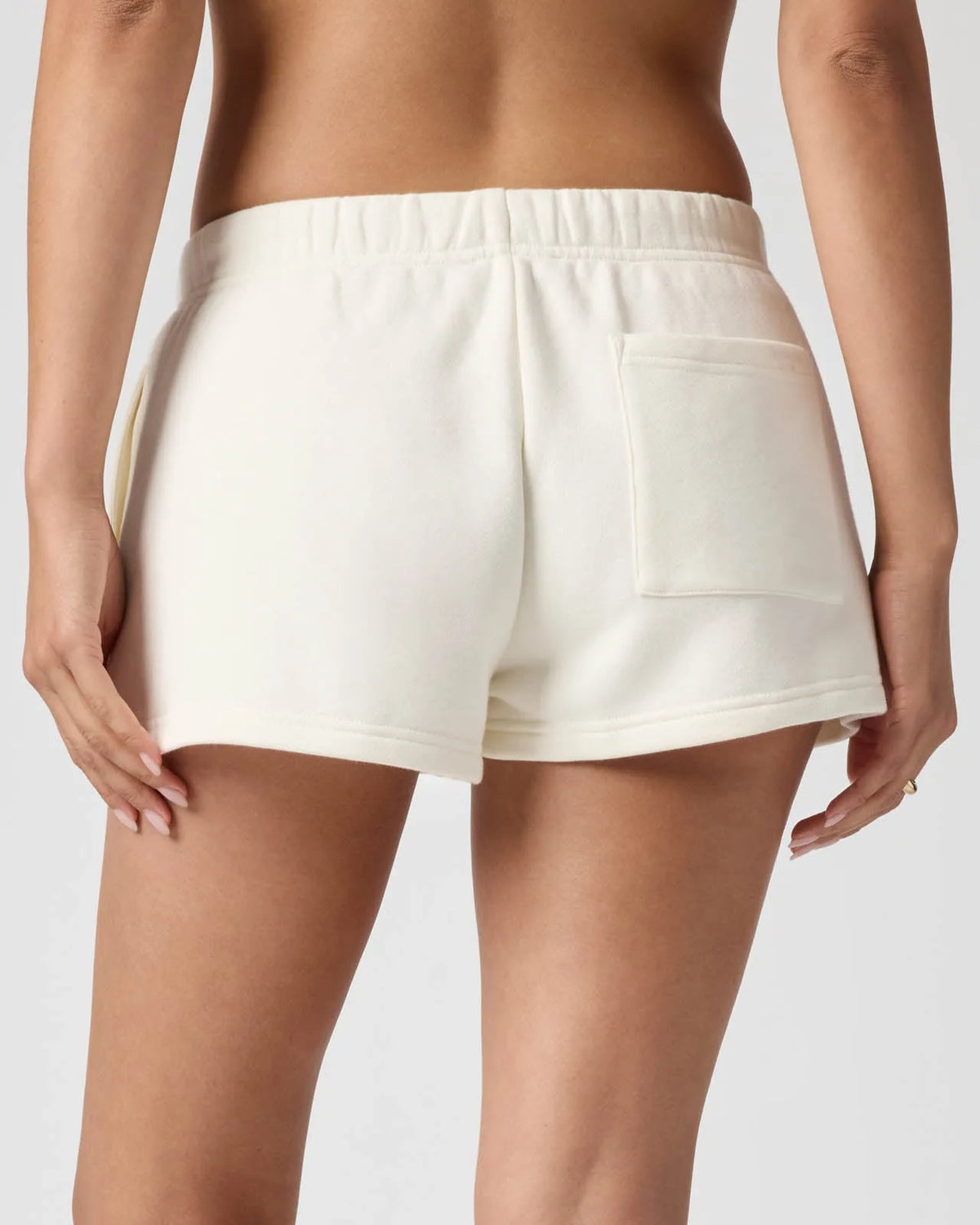 Soft Fleece Sweat Shorts for Women with Pockets image 80