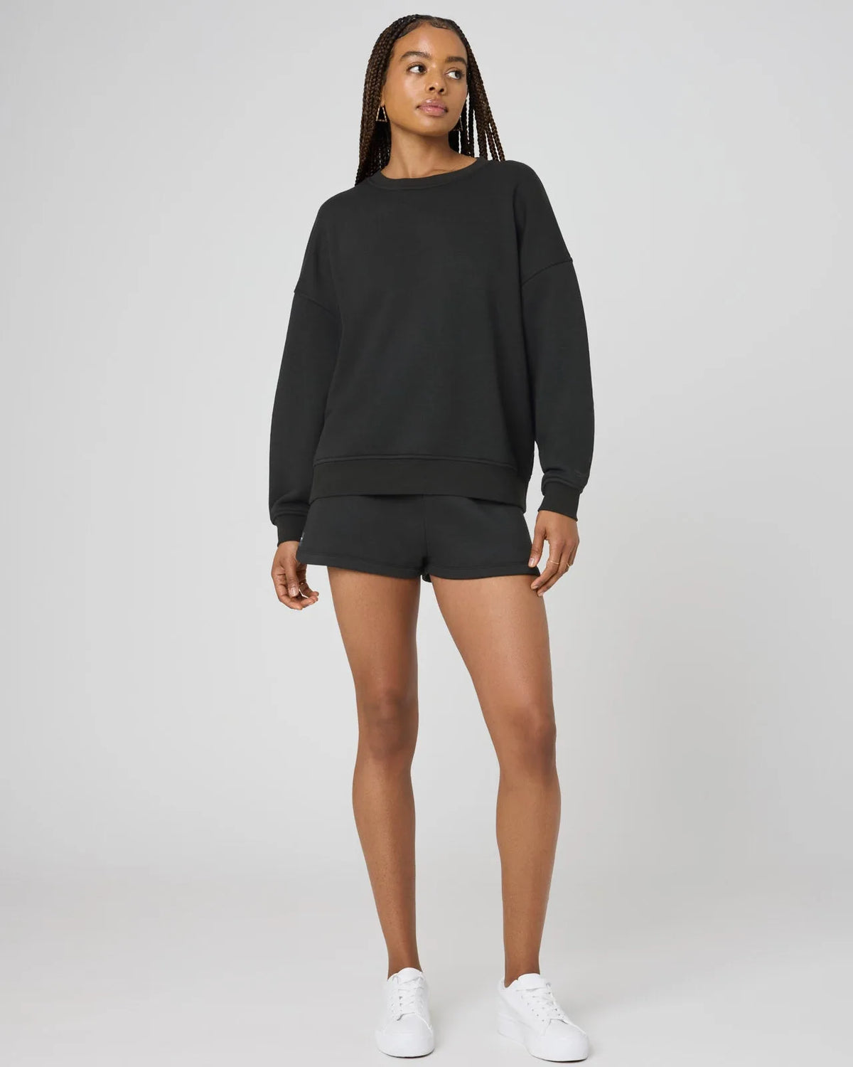 Soft Fleece Sweat Shorts for Women with Pockets image 9