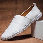 Genuine Leather Slip-On Loafers for Men with Cushioned Comfort image 12