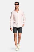 Men's Linen Regular-Fit Long Sleeve Shirt image 13
