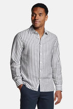 Men's Linen Regular-Fit Long Sleeve Shirt image 24