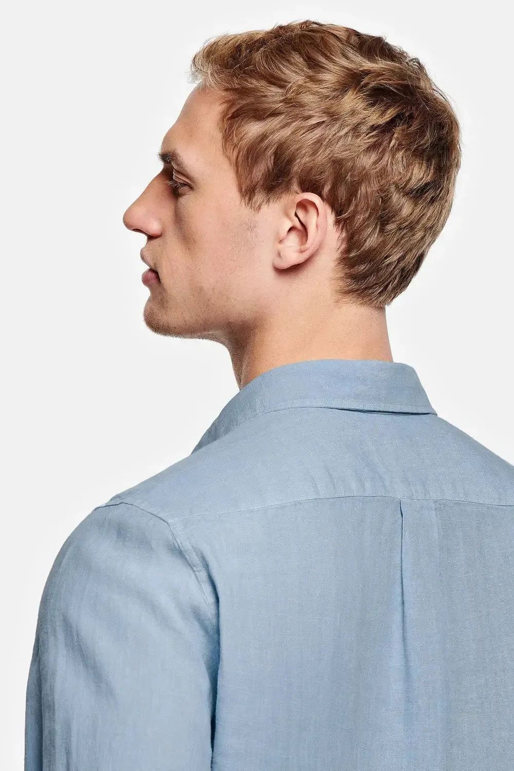 Men's Linen Regular-Fit Long Sleeve Shirt image 32
