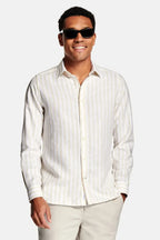 Men's Linen Regular-Fit Long Sleeve Shirt image 47