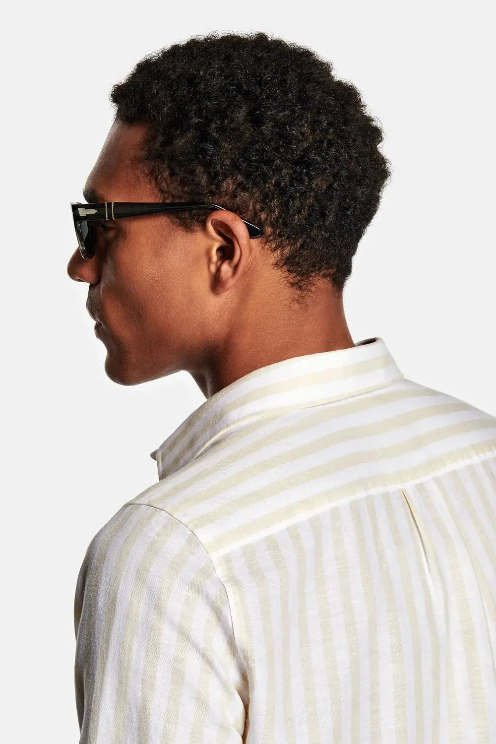Men's Linen Regular-Fit Long Sleeve Shirt image 48