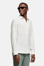 Men's Linen Regular-Fit Long Sleeve Shirt image 50