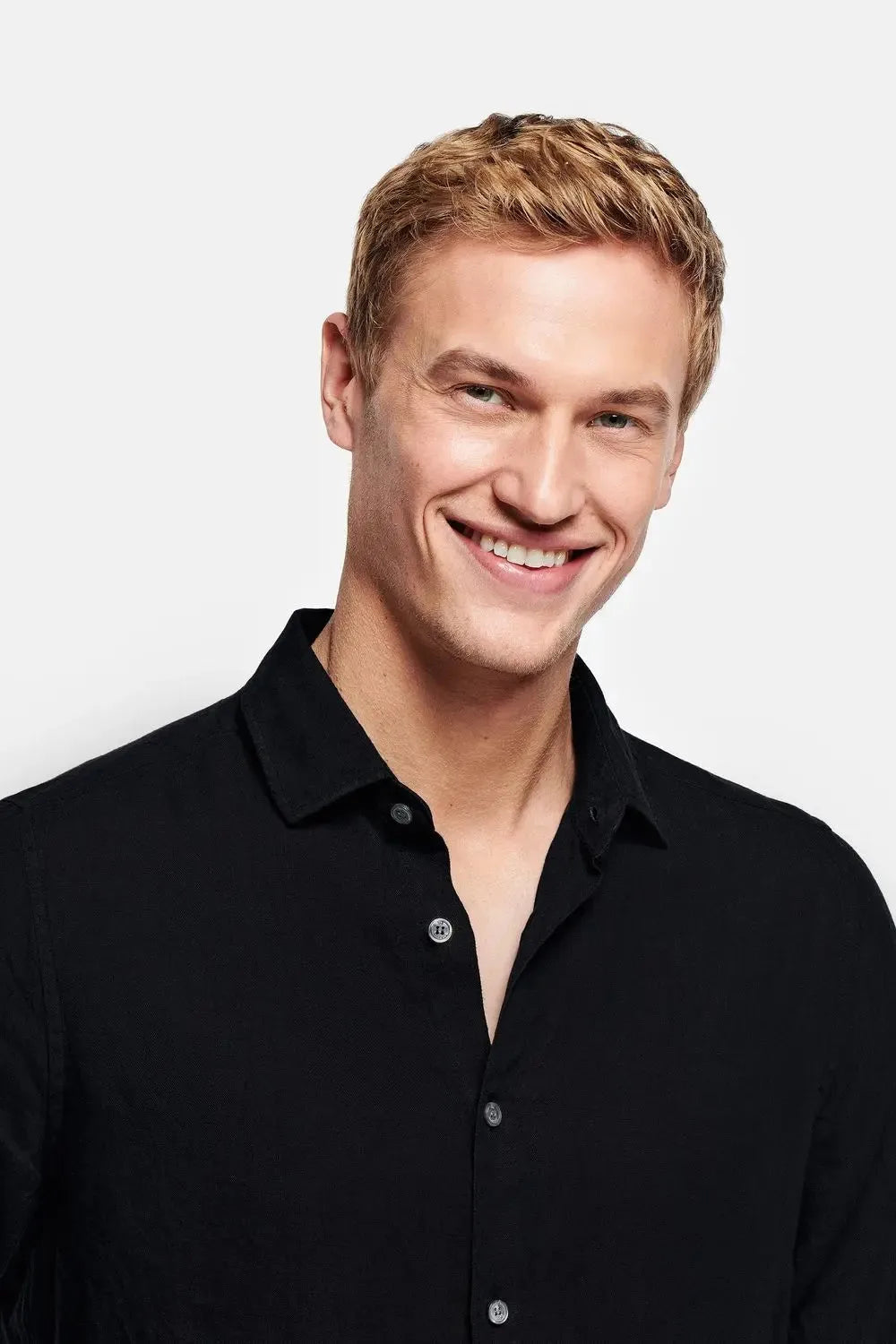 Men's Linen Regular-Fit Long Sleeve Shirt image 55