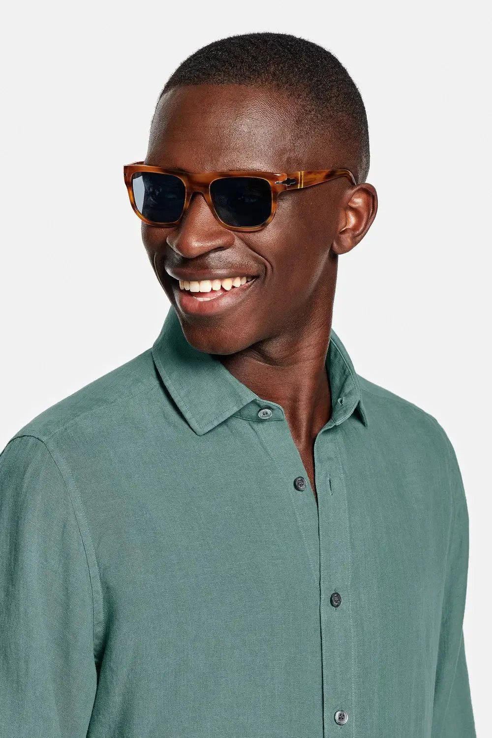 Men's Linen Regular-Fit Long Sleeve Shirt image 59