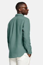 Men's Linen Regular-Fit Long Sleeve Shirt image 61