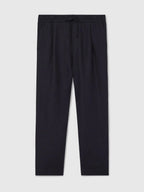 Relaxed-Fit Linen Drawstring Trousers for Men image 11