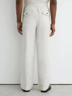 Relaxed-Fit Linen Drawstring Trousers for Men image 19