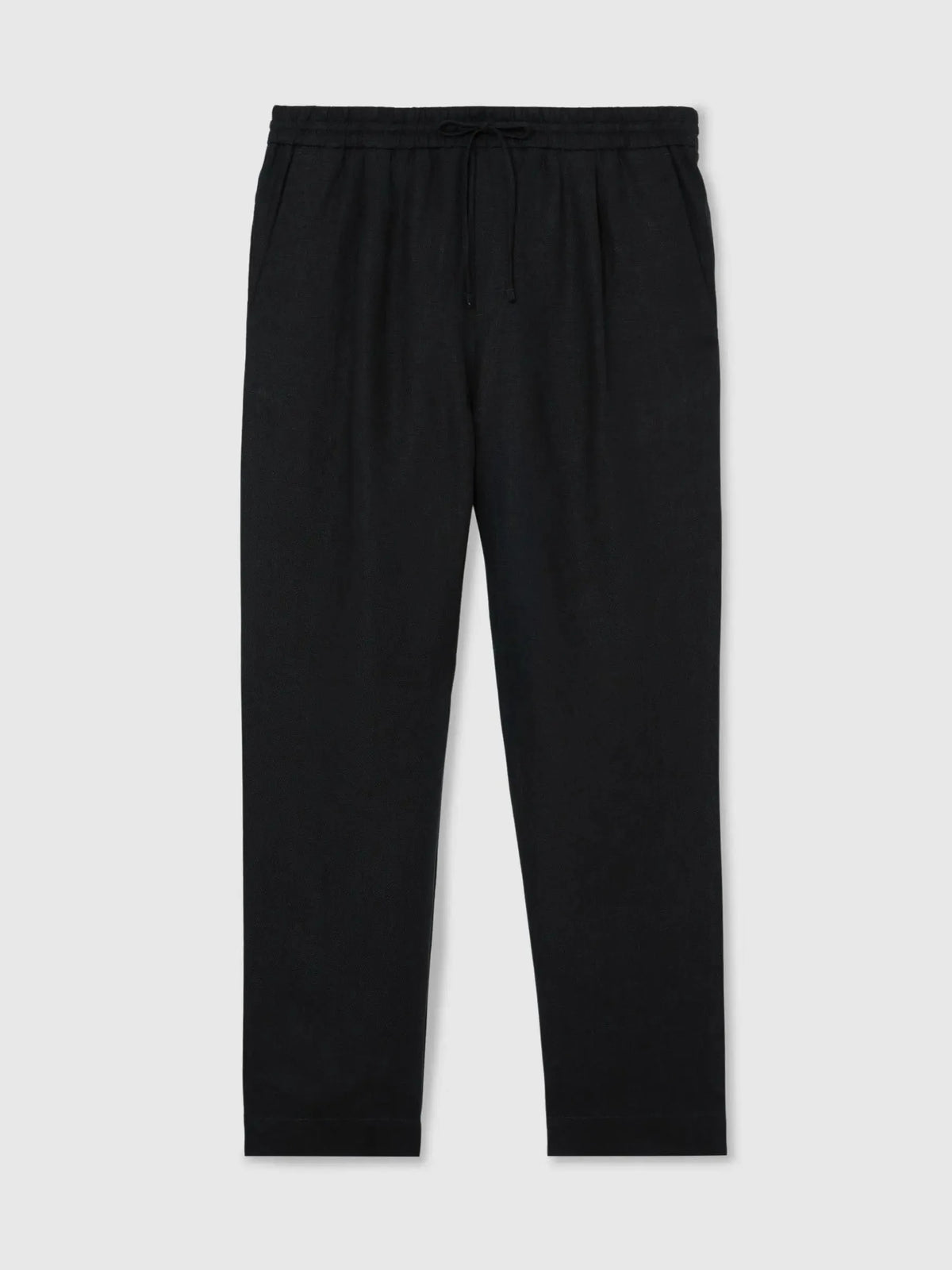 Relaxed-Fit Linen Drawstring Trousers for Men image 29