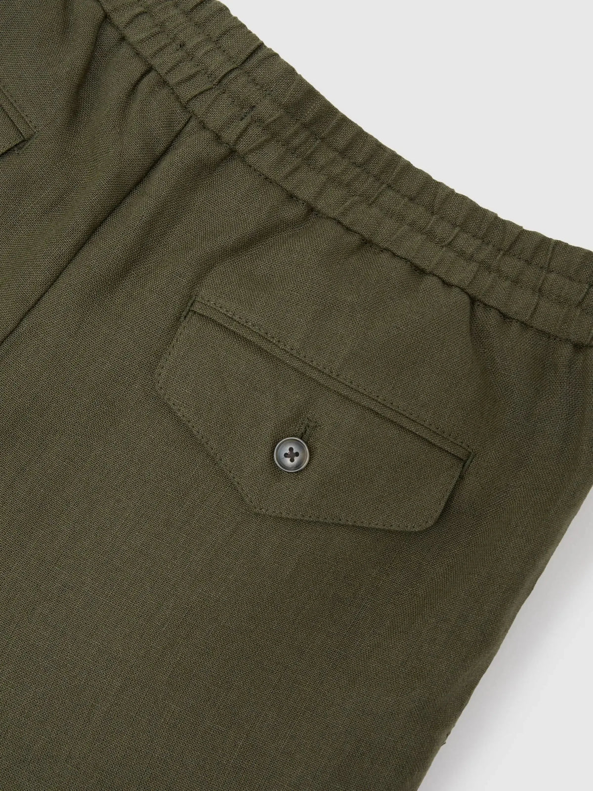 Relaxed-Fit Linen Drawstring Trousers for Men image 33