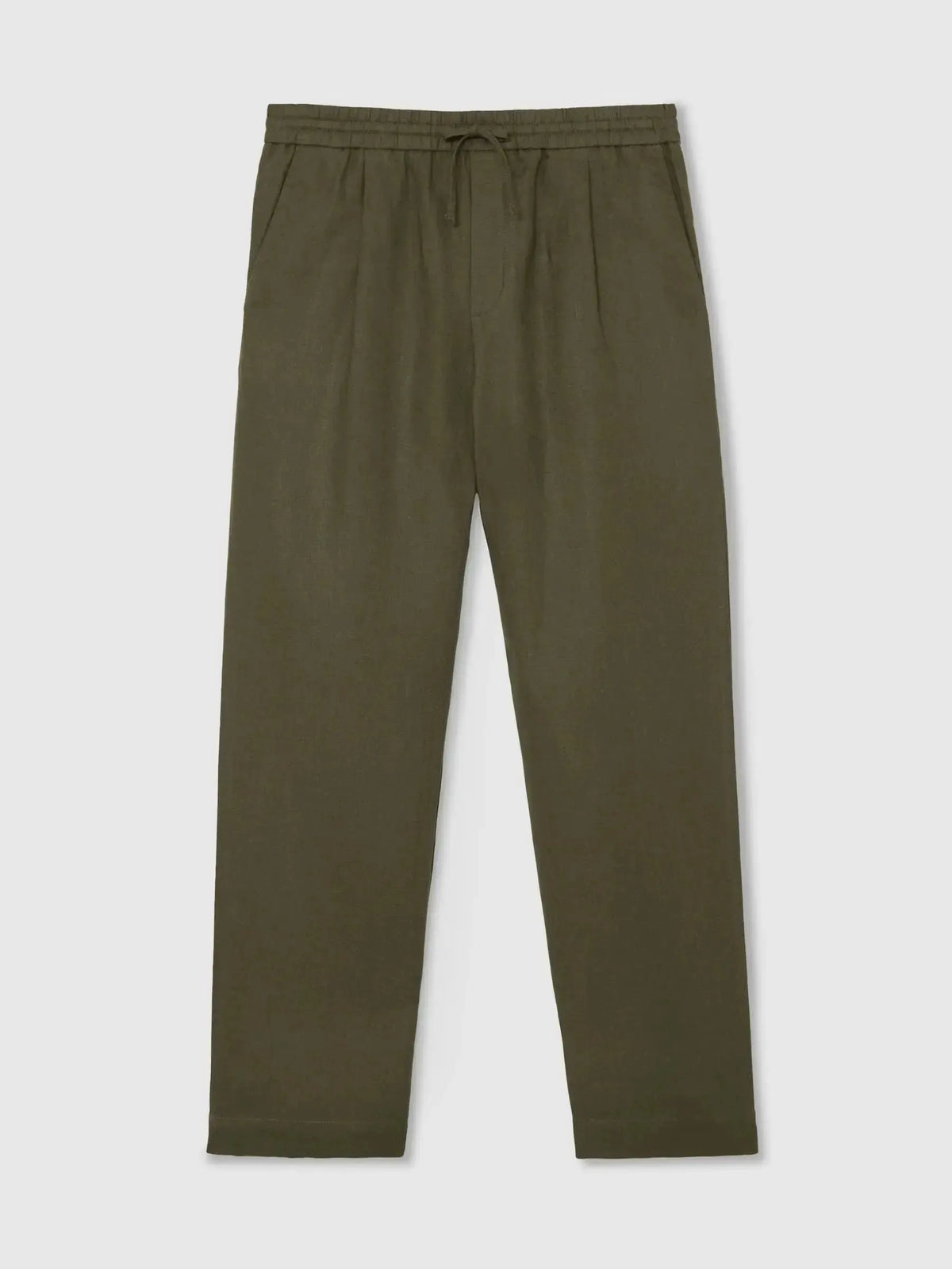 Relaxed-Fit Linen Drawstring Trousers for Men image 34