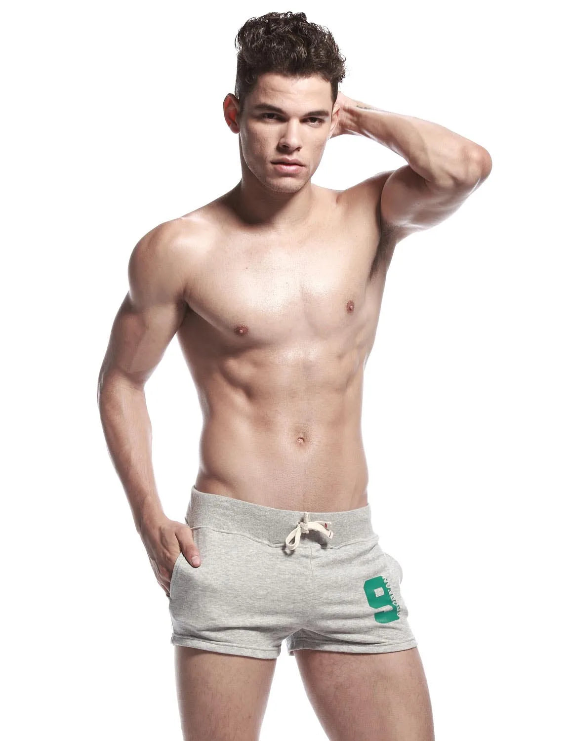 Men's Cotton Low Rise Sport Shorts with Drawstring image 12