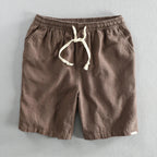 Men's Drawstring Linen-Look Shorts for Summer image 12