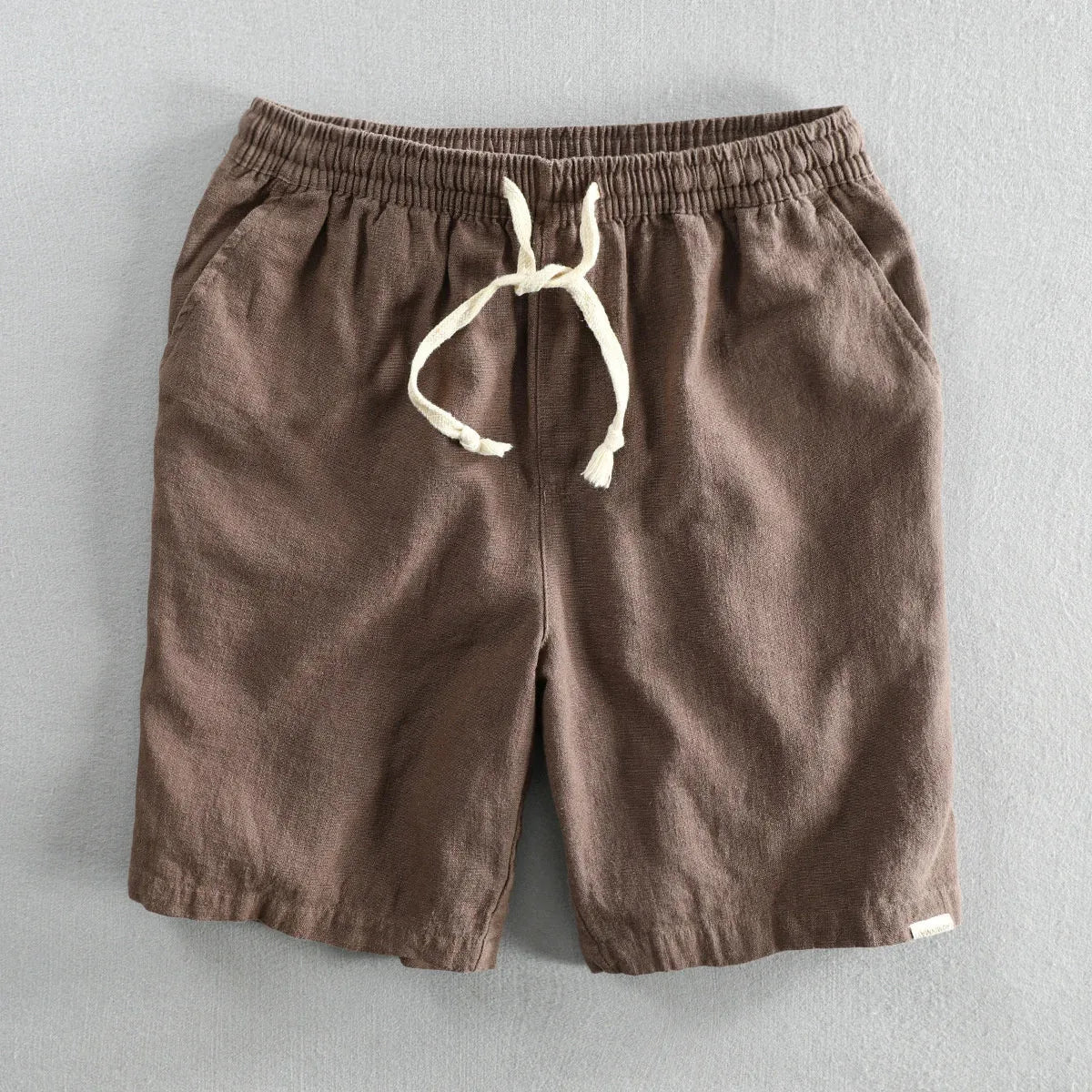Men's Drawstring Linen-Look Shorts for Summer image 12