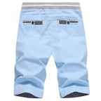 Men's Knee-Length Drawstring Cotton Shorts image 11