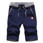 Men's Knee-Length Drawstring Cotton Shorts image 15