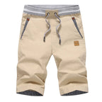 Men's Knee-Length Drawstring Cotton Shorts image 28
