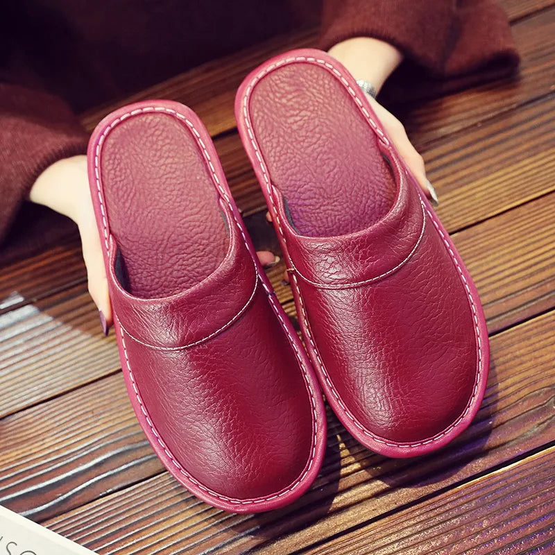 Comfort Leather Mule Slippers for Men image 10