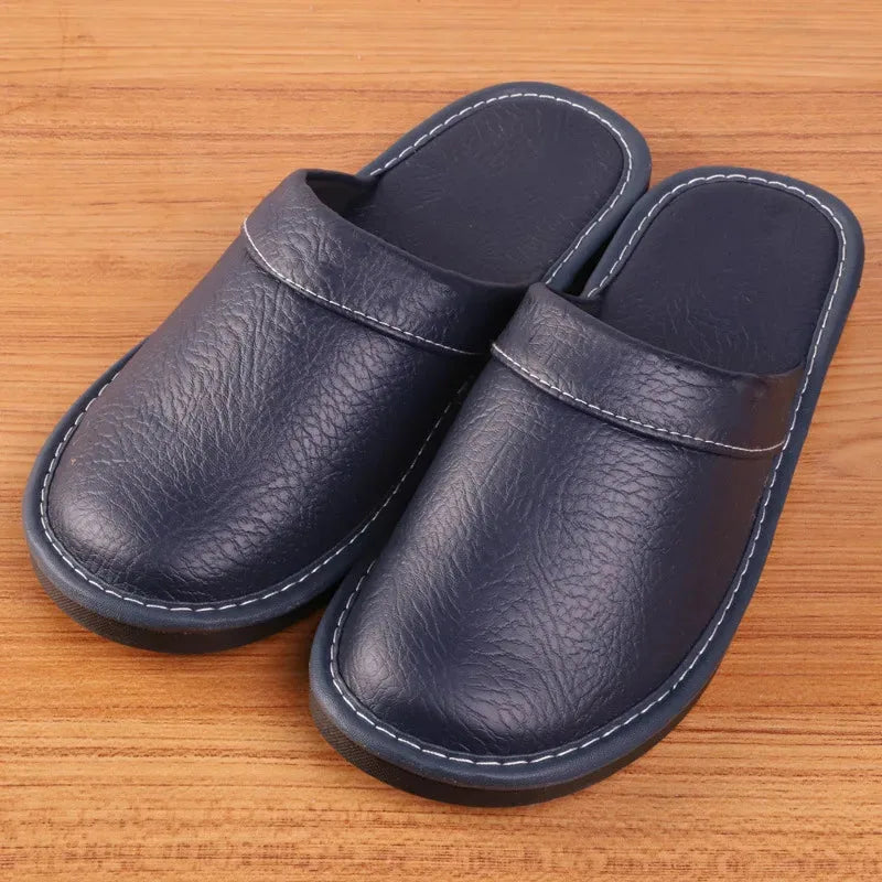 Comfort Leather Mule Slippers for Men image 12