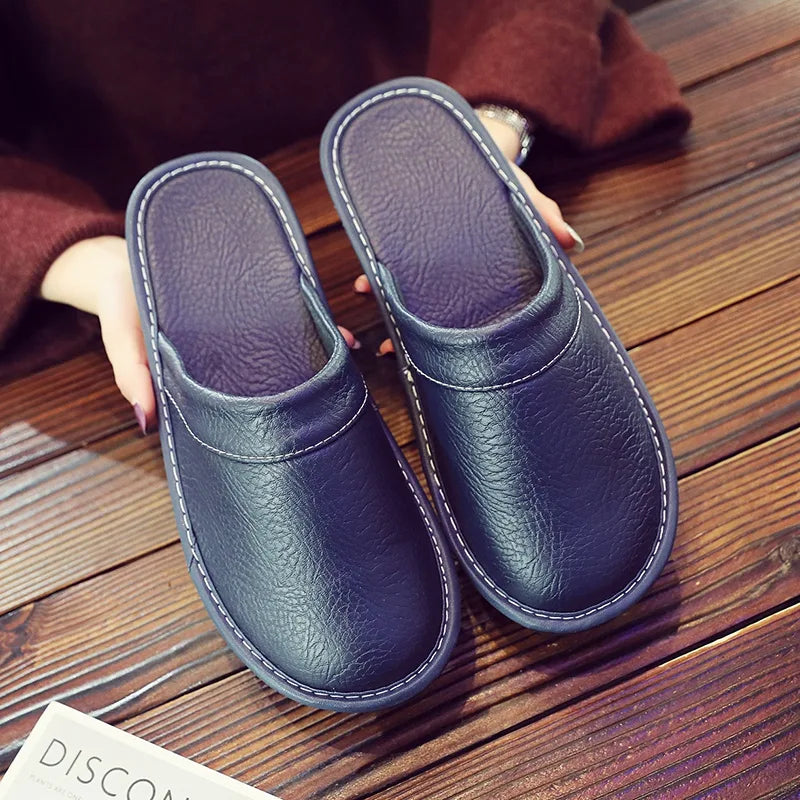 Comfort Leather Mule Slippers for Men image 13