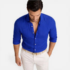 Men's Slim Fit Linen Cotton Shirt image 13