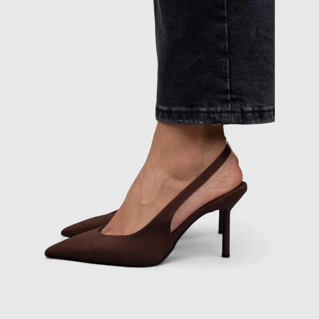 Mina | Orthopedic Pointed Toe Slingback Heels for Women