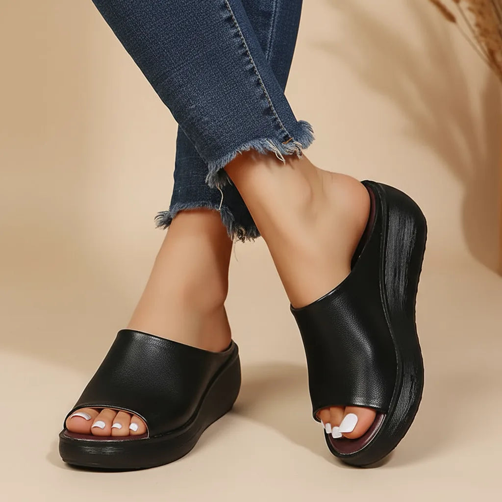 Maya | Orthopedic Wedge Slide Sandals for Women