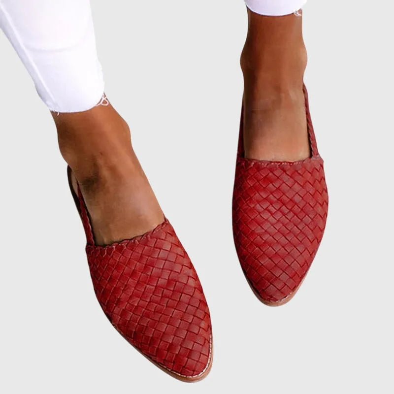 Sasha | Orthopedic Woven Slingback Flats for Women