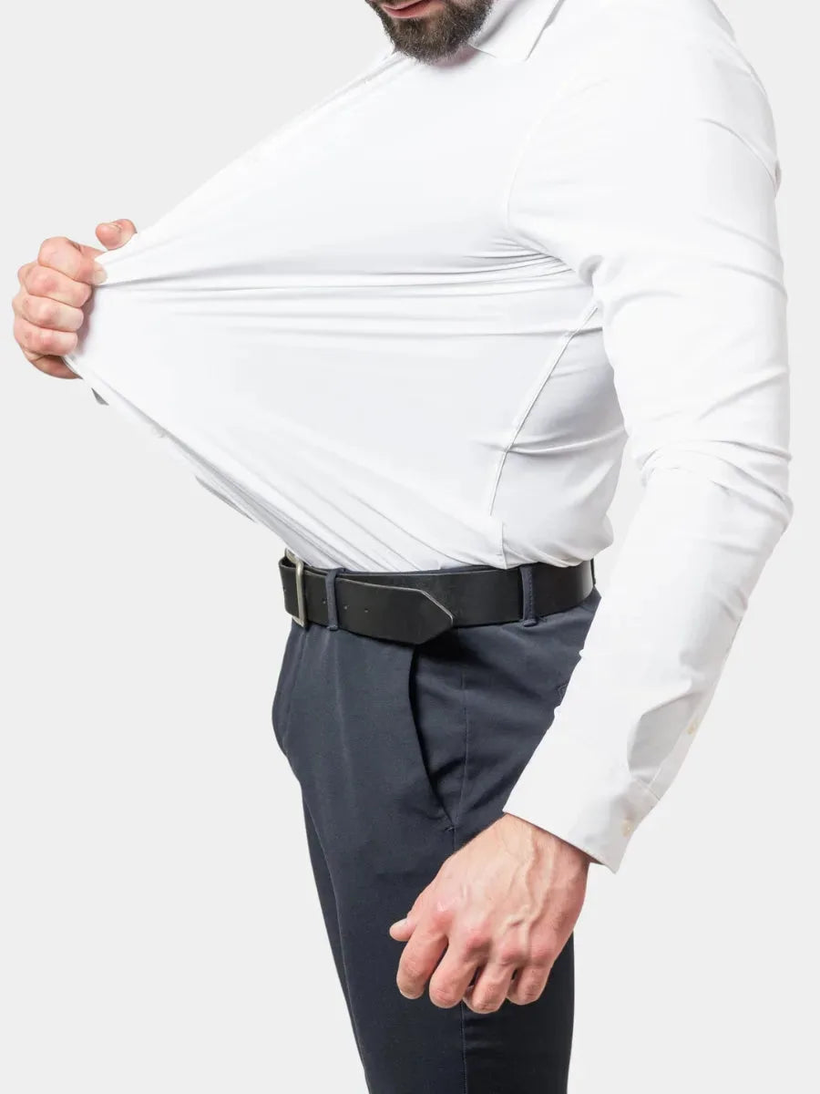 Hector | Slim Fit Stretch Dress Shirt for Men, Wrinkle Resistant