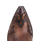 Western Leather Ankle Boots for Women with Comfort Insole image 11
