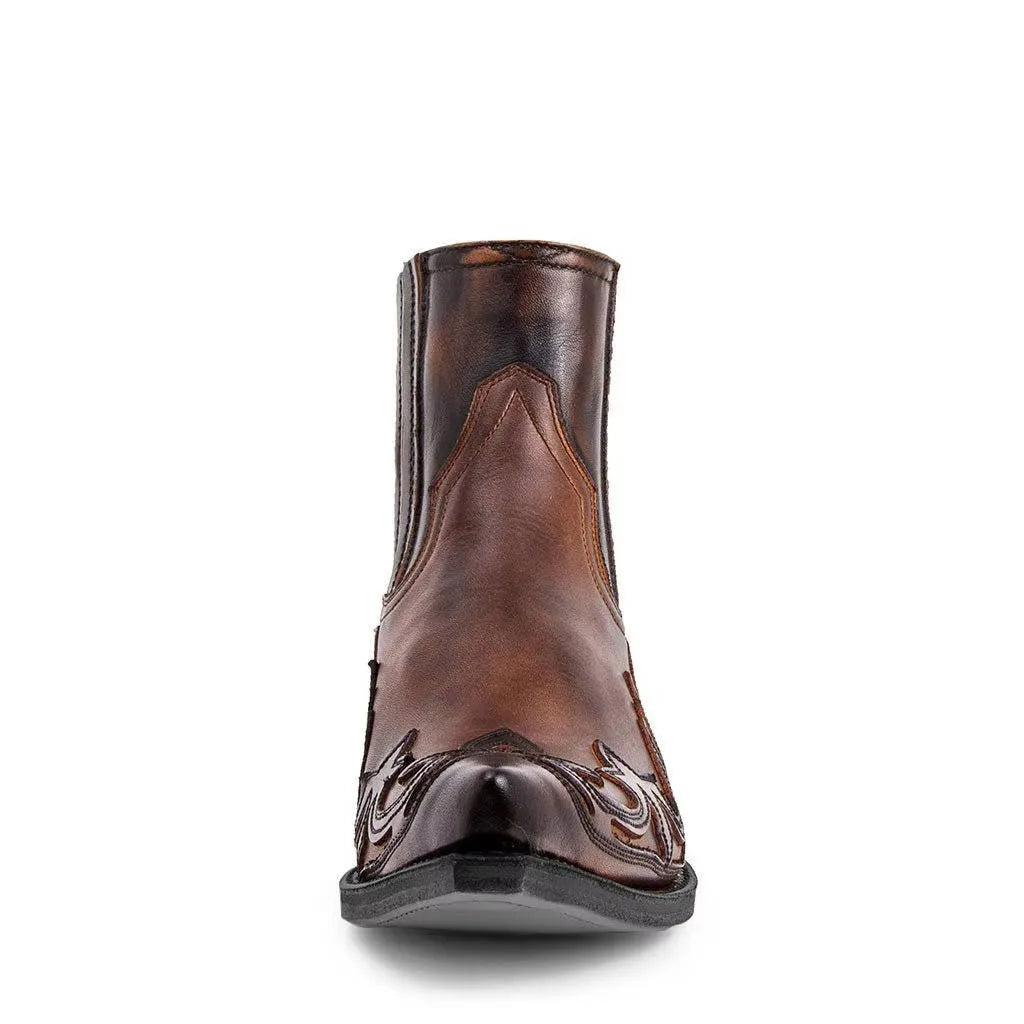 Western Leather Ankle Boots for Women with Comfort Insole image 13